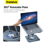 Baseus UltraStable Pro Laptop Stand – Rotatable and Foldable, Space Grey