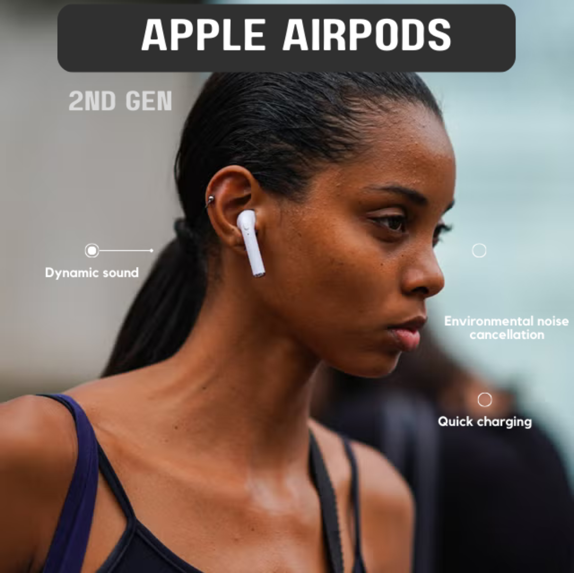 Apple AirPods 2nd Generation (Made in Japan)