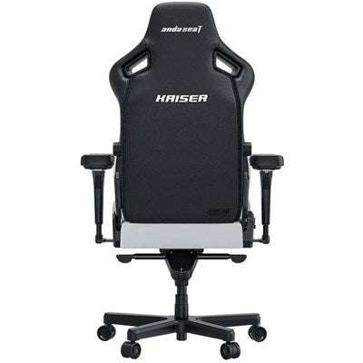 Kaiser 4L Premium Gaming Chair | Large Size - Premium PVC Leather - Cloudy White