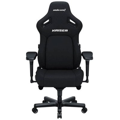 AndaSeat Kaiser 4 Series Premium Gaming Chair | XL Size - Linen Fabric - Carbon Black - 4 XL