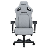 Kaiser 4 Series Premium Gaming Chair | XL Size - Linen Fabric - Ash Gray - 4 XL