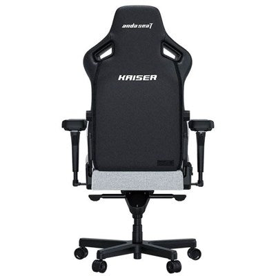 Kaiser 4 Series Premium Gaming Chair | XL Size - Linen Fabric - Ash Gray - 4 XL