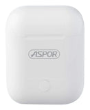 ASPOR A616 AirPods: Immerse in HIFI Sound with 5.0 BT and Wireless Charging