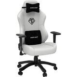 Phantom 3 Series Premium Office Gaming Chair | Leather, Large Wide Seat Gaming Chair with Lumbar Support, White