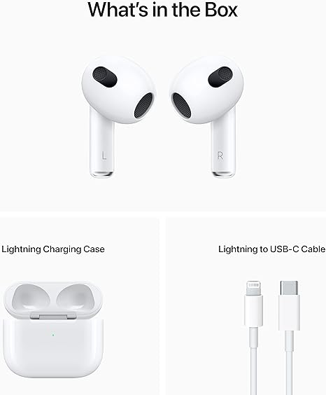 Apple AirPods (3rd Generation) A2566 with 345mAh Battery - Made in Japan Quality