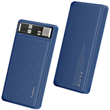 Audionic Power bank, Spark Pro S-100 10000mAh Powerbank, PD 22.5W with Dual USB Output Ports, Dual Input, High Capacity Power Bank