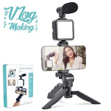 AY-49 Vlogging Tripod Video Making Kit