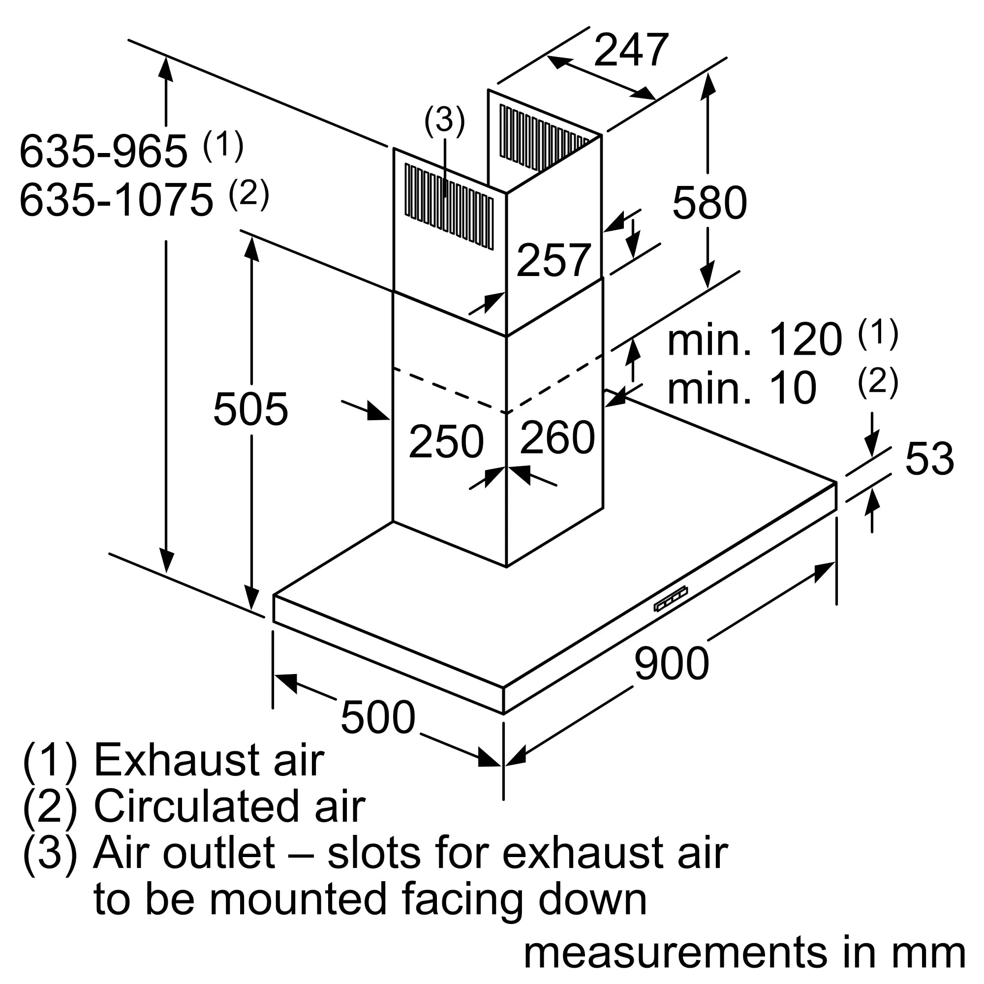 Wall Hood (DWB97DM50B)