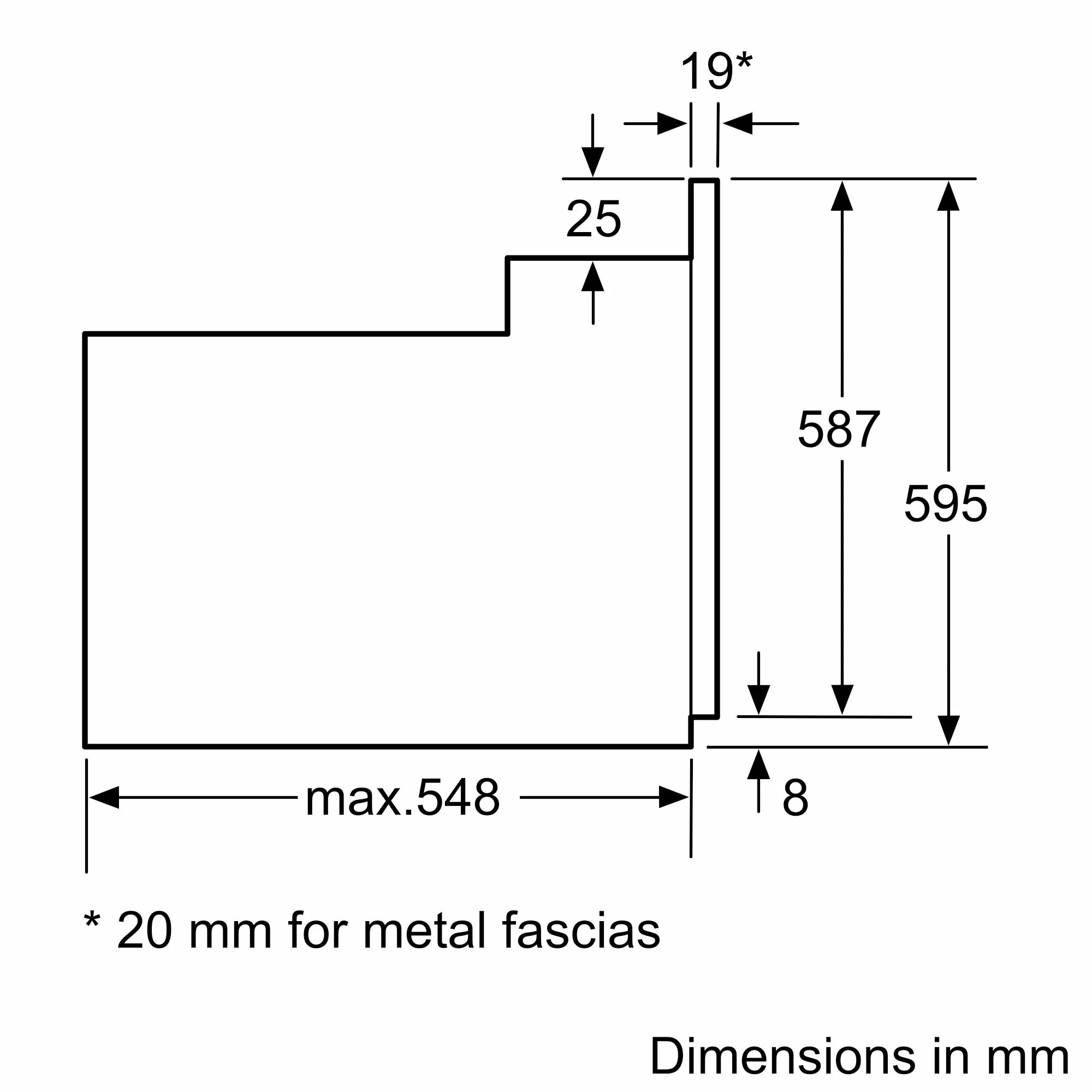 Built In Oven (HBJ538EB0M)