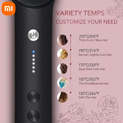 Hair Straightener Hair 3in1 Professional Quick Heated Electric Hot Comb
