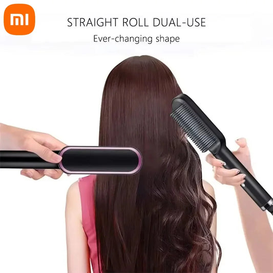Hair Straightener Hair 3in1 Professional Quick Heated Electric Hot Comb