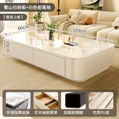 Cheap Cute Coffee Table Clear Simple Designer Modern Luxury Decoration Side Table Writing Mesas Bajas Living Room Furniture