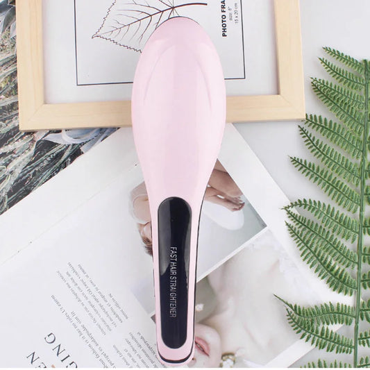 HQT-906 straight hair comb hair straightener