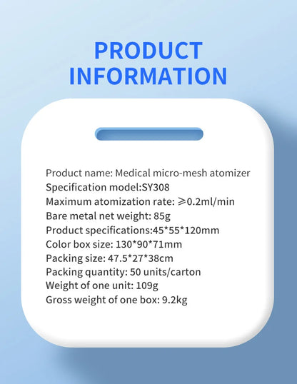 Children Health Care Mini Portable Nebulizer Humidifier