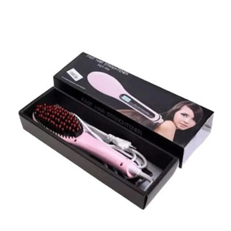 HQT-906 straight hair comb hair straightener
