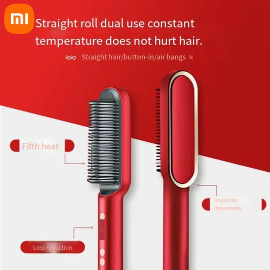 Hair Straightener Hair 3in1 Professional Quick Heated Electric Hot Comb
