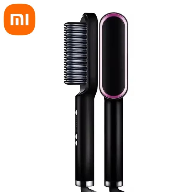 Hair Straightener Hair 3in1 Professional Quick Heated Electric Hot Comb