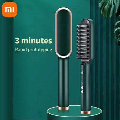 Hair Straightener Hair 3in1 Professional Quick Heated Electric Hot Comb
