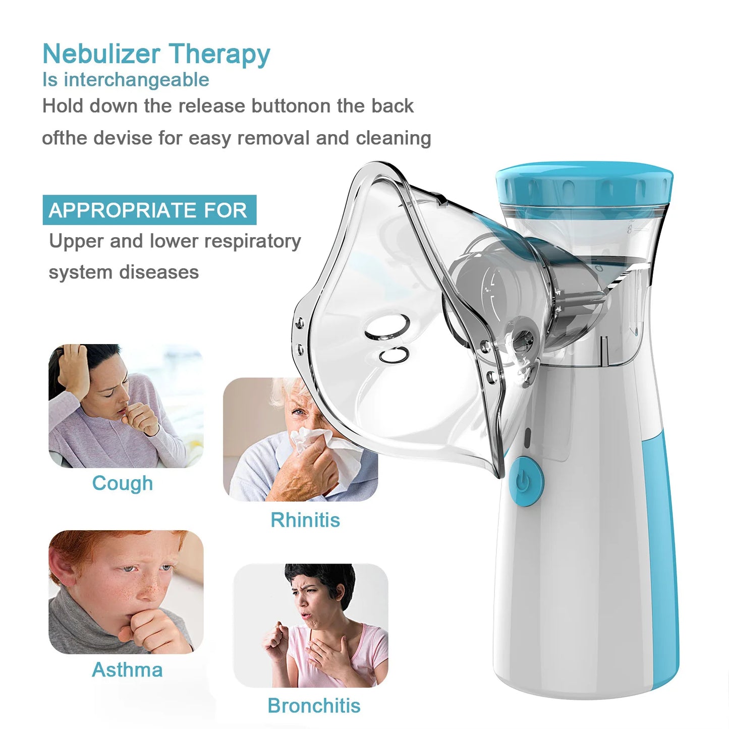 Children Health Care Mini Portable Nebulizer Humidifier