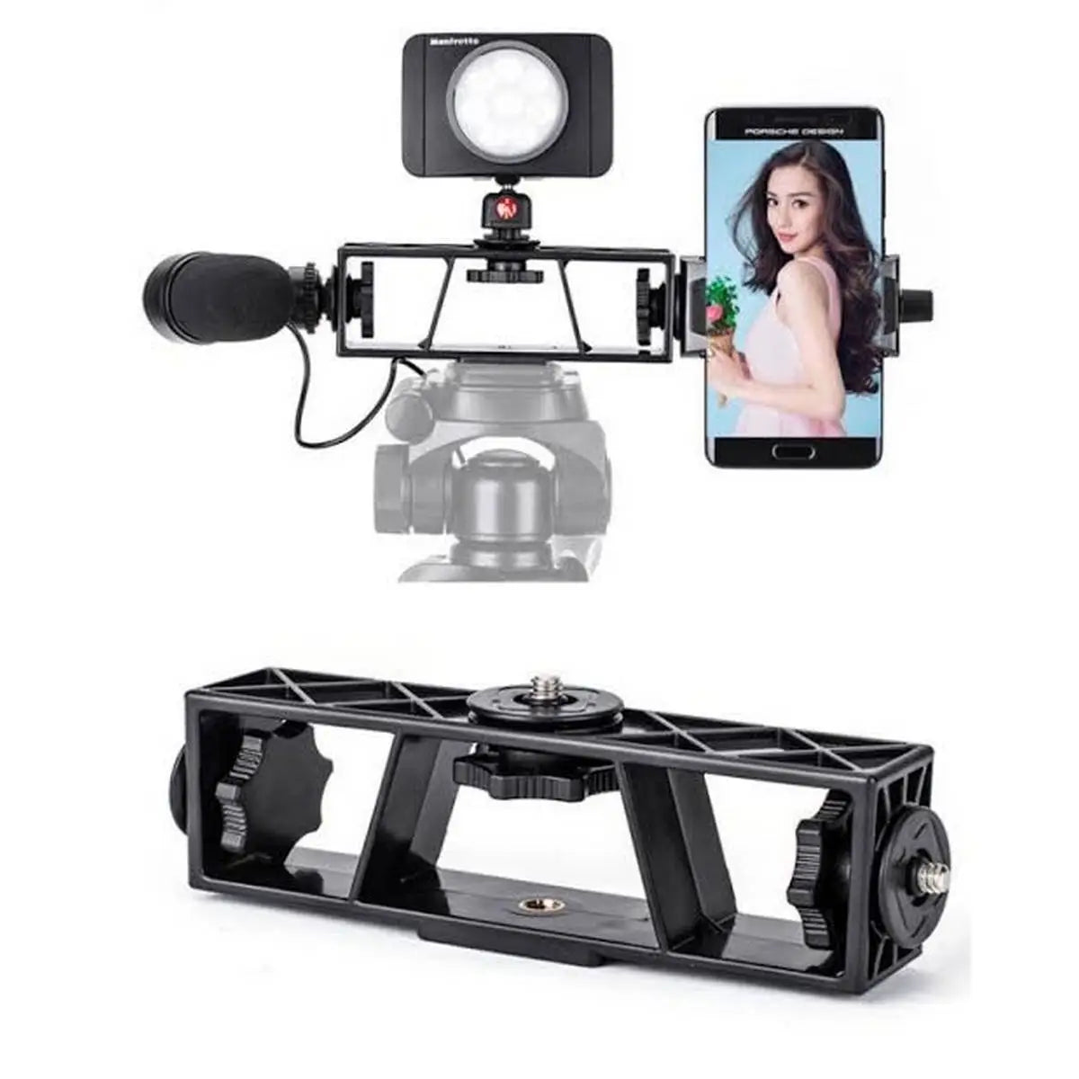 3-Position Multi Camera Stand Clip Bracket Holder