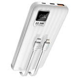 Dany Flash F-10 Power bank 10000 mah, Micro/Type C Input, lightening input, Digital Display Powerbank, 10000mah fast charging PowerBank