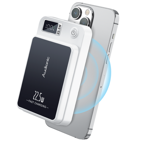 Magneto Wireless 10000 mAh Power Bank (Magnetic Battery Pack)