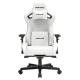 Kaiser 2 Gaming Chair for Adults - XL Reclining Video Game Chairs, PVC Leather Ergonomic Office Chair, Heavy Duty Neck & Back Lumbar Support - Luxury White Computer Chairs for Home & Work