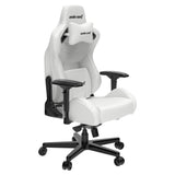 Kaiser 2 Gaming Chair for Adults - XL Reclining Video Game Chairs, PVC Leather Ergonomic Office Chair, Heavy Duty Neck & Back Lumbar Support - Luxury White Computer Chairs for Home & Work