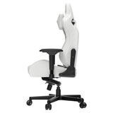 Kaiser 2 Gaming Chair for Adults - XL Reclining Video Game Chairs, PVC Leather Ergonomic Office Chair, Heavy Duty Neck & Back Lumbar Support - Luxury White Computer Chairs for Home & Work