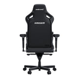 Kaiser 4 L Leather Gaming Chair - Elegant Black