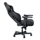 Kaiser 4 L Leather Gaming Chair - Elegant Black