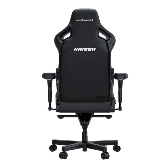 Kaiser 4XL Series Premium Gaming Chair | XL Size - Premium PVC Leather - Elegant Black