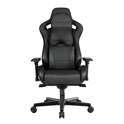 KAISER  2 PRO (DARK KNIGHT BLACK) Gaming Chair for Adults - XL Reclining Video Game Chairs, PVC Leather Ergonomic Office Chair, Heavy Duty Neck & Back Lumbar Support - Luxury Black Computer Chairs for Home & Work