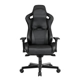 KAISER  2 PRO (DARK KNIGHT BLACK) Gaming Chair for Adults - XL Reclining Video Game Chairs, PVC Leather Ergonomic Office Chair, Heavy Duty Neck & Back Lumbar Support - Luxury Black Computer Chairs for Home & Work