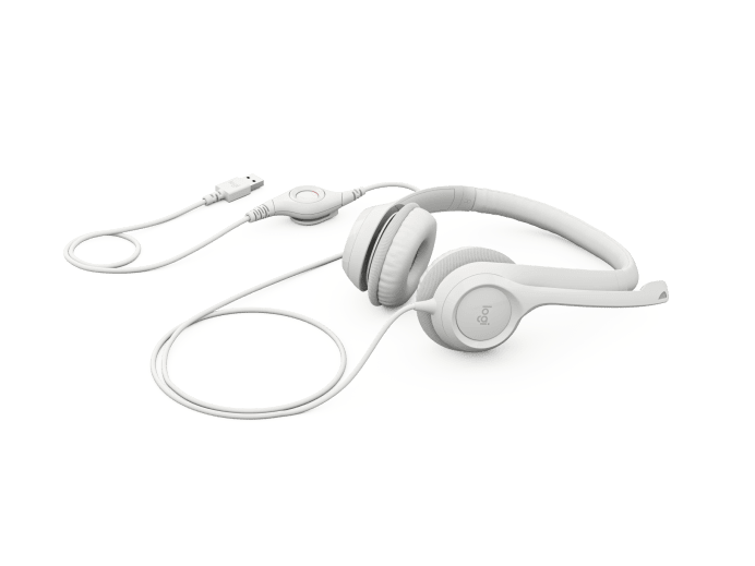 H390 USB Headset - White