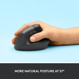 LIFT VERTICAL Wireless MOUSE - Gray