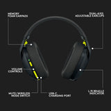 G435 - Ultra Light Wireless - Bluetooth Gaming Headset - Black