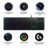 G813 RGB Mechanical Gaming Keyboard - Linear Red Switch