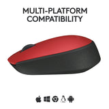 M171 Wireless Mouse - Red