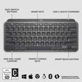 MX KEYS MINI Wireless & Bluetooth Keyboard FOR MAC (PALE GRAY)